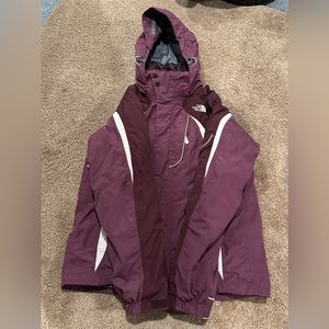 North Face two-piece winter jacket